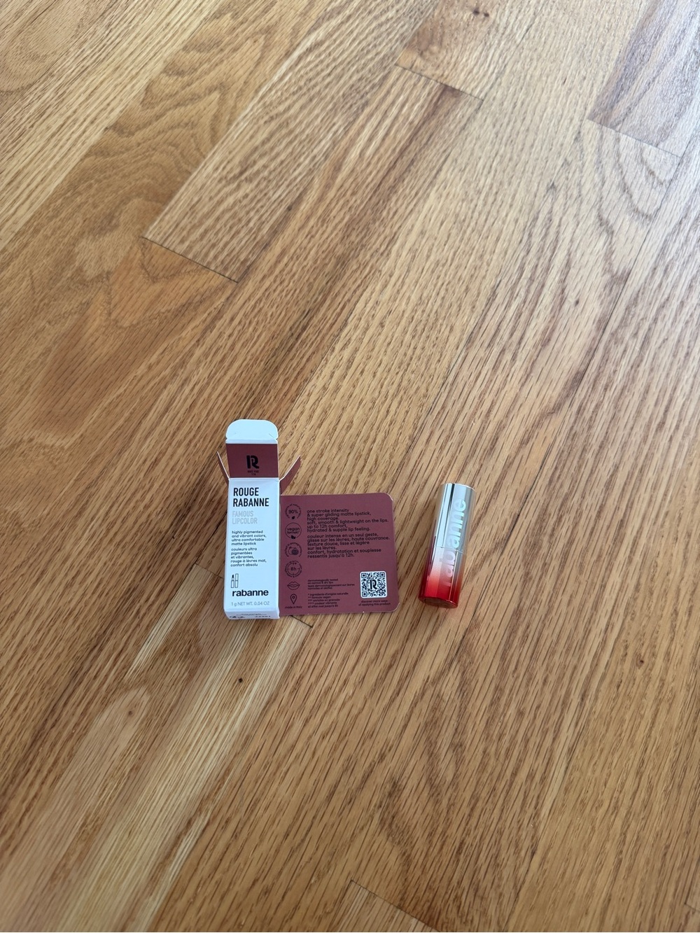 Rouge Rabanne mini lipstick idee fixe 110
